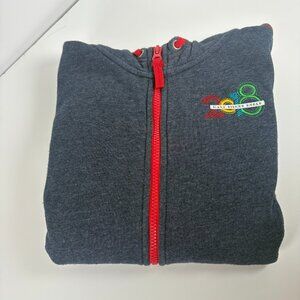Disney Parks 2018 Walt Disney World Full Zip Hoodie Pockets Youth Size L